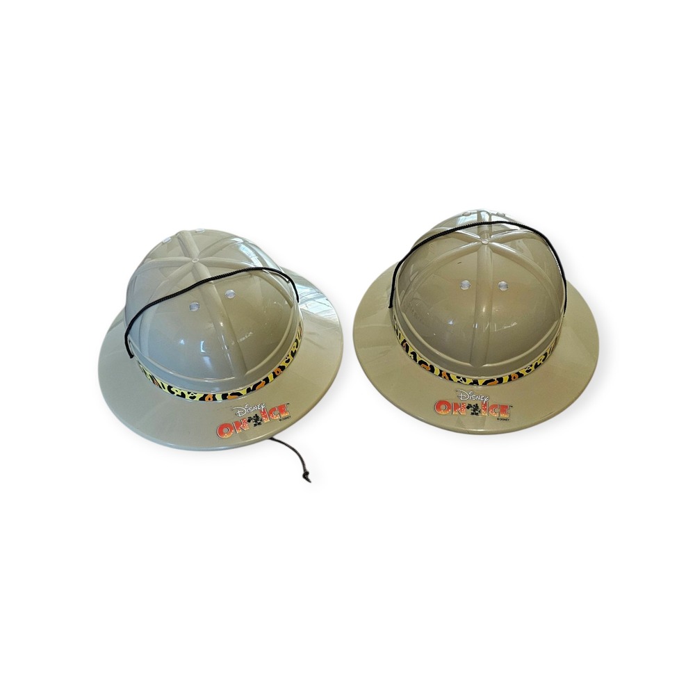 Disney on ice Safari hats, lot of 2. Free shipping